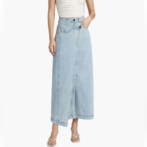 Acler Amesbury Asymmetric Denim Skirt